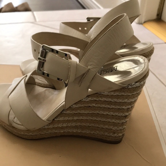 Michael Kors leather sandals, high heel - Picture 2 of 5